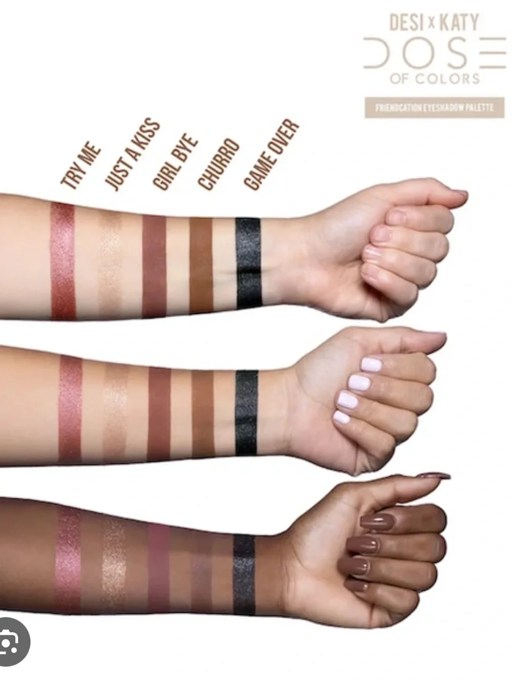 Dose of Colors Desi & Katy Friendcation Eyeshadow Palette- Limited Edition